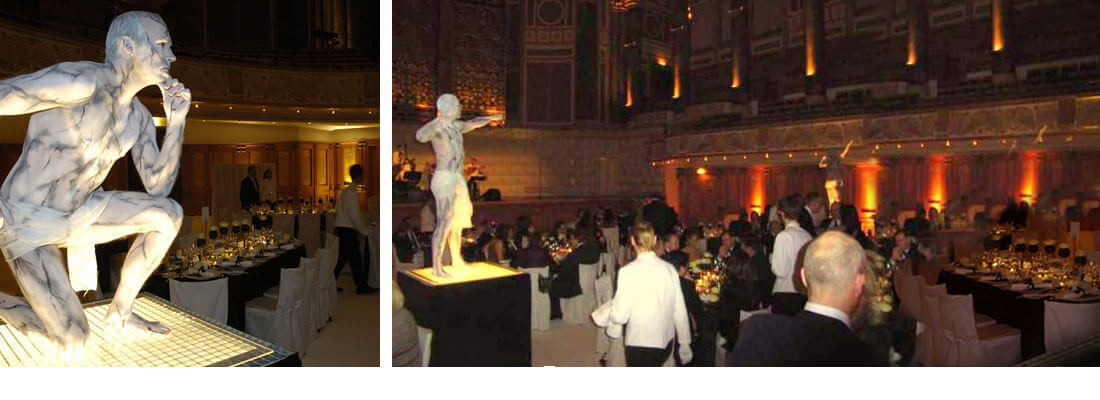 Bodypainting - Gala mit den living Dolls für Cosmopolitain