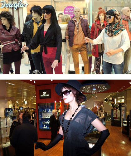 Living Dolls präsentieren Mode aufmerksamkeitsstark am point of sale