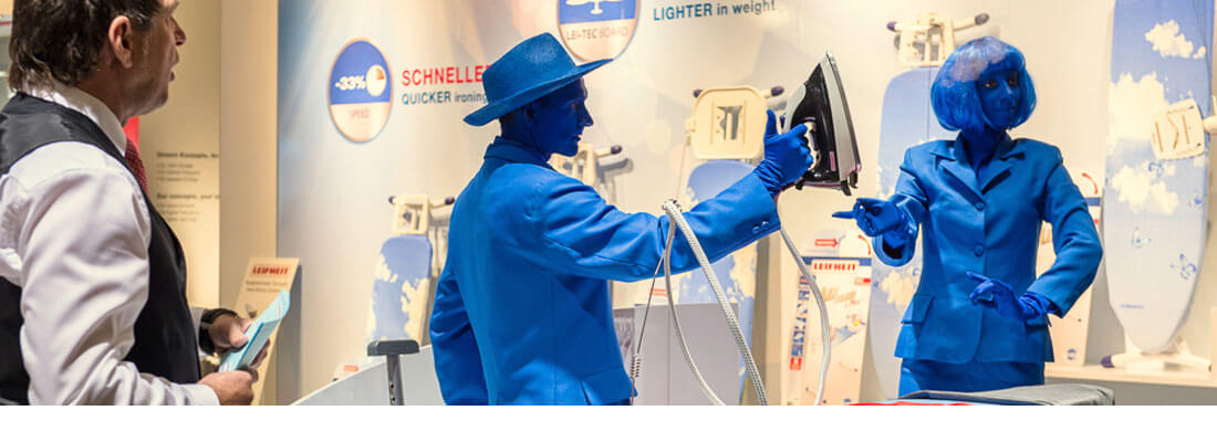 Produktfunktionen dem Kunden plakativ erläutern