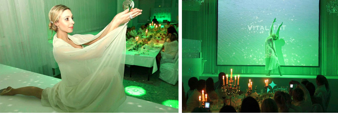 Parfumpräsentation mit den Living Dolls für Bulgari
