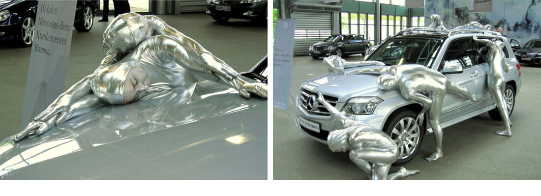 Die Living Dolls präsentieren die neue Mercedes M-Klasse